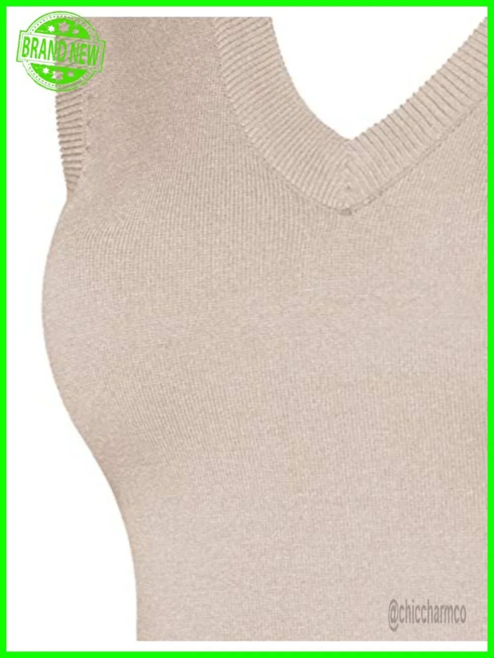 V-Neck Sleeveless Sweater Vest - Viscose/Nylon Blend, Slim Fit, Medium Weight,